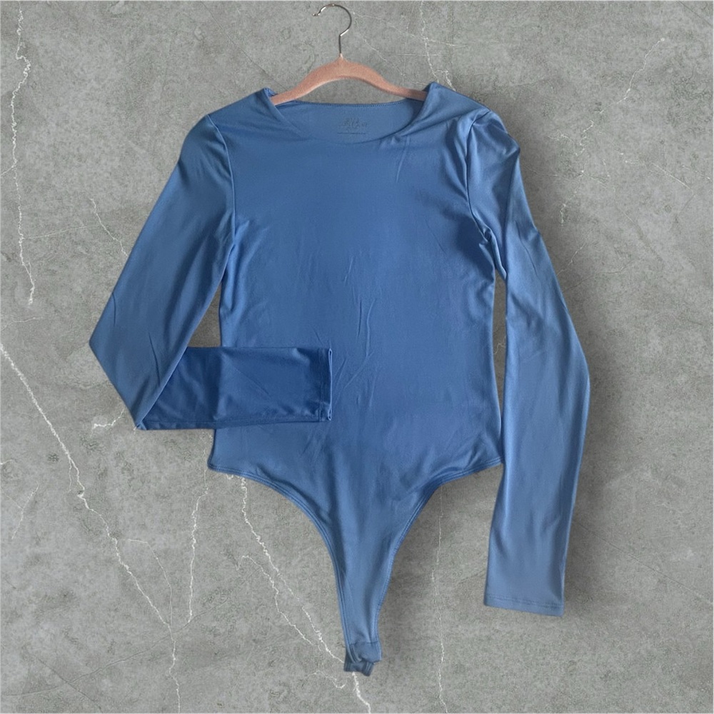 Urban Planet Blue Long Sleeve Bodysuit